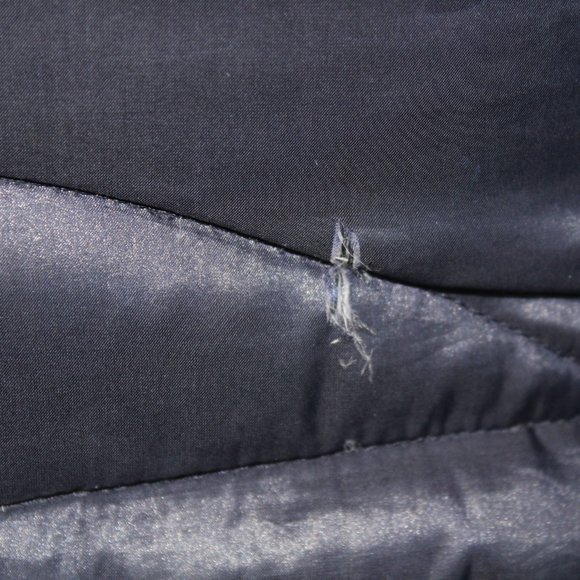 Andrew Marc Premium Down Packable Quilted Navy Hooded Full Zip Puffer Jacket ~S~ - Picture 4 of 12